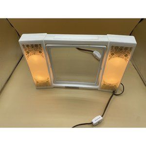 Vintage Mirror Go Lightly Lighted MakeUp Mirror E38409